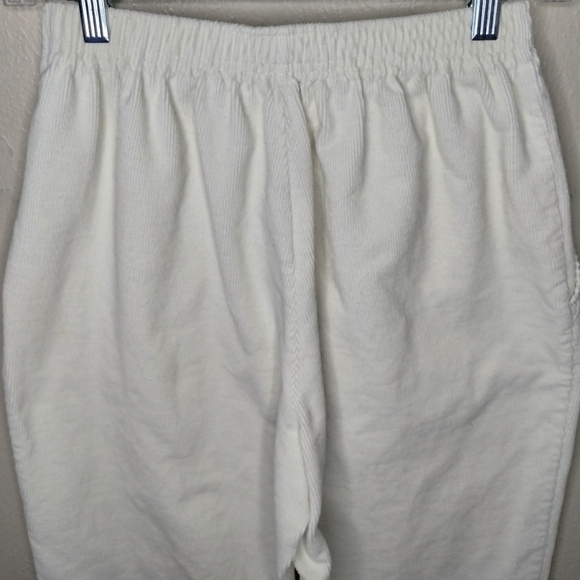 VINTAGE Season Ticket Women's Sz 6 Short Pants Corduroy High Rise Elastic Waist - Picture 5 of 7